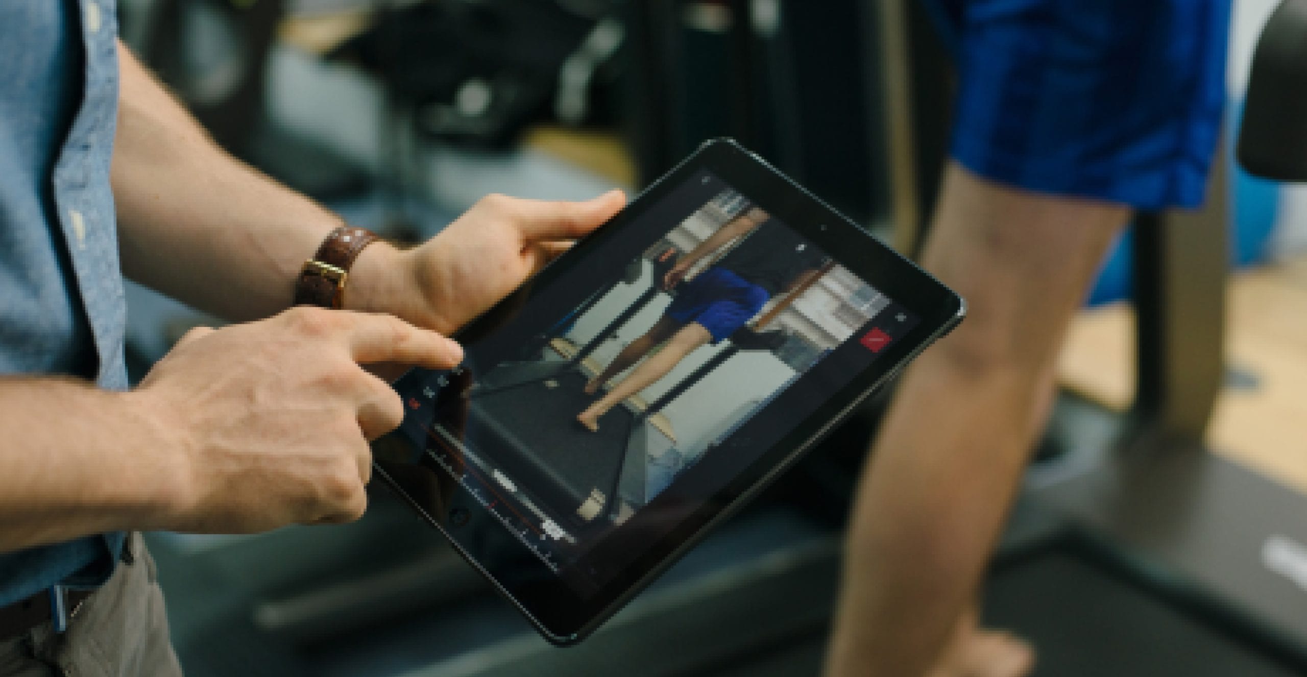 Close up of tablet of assessment