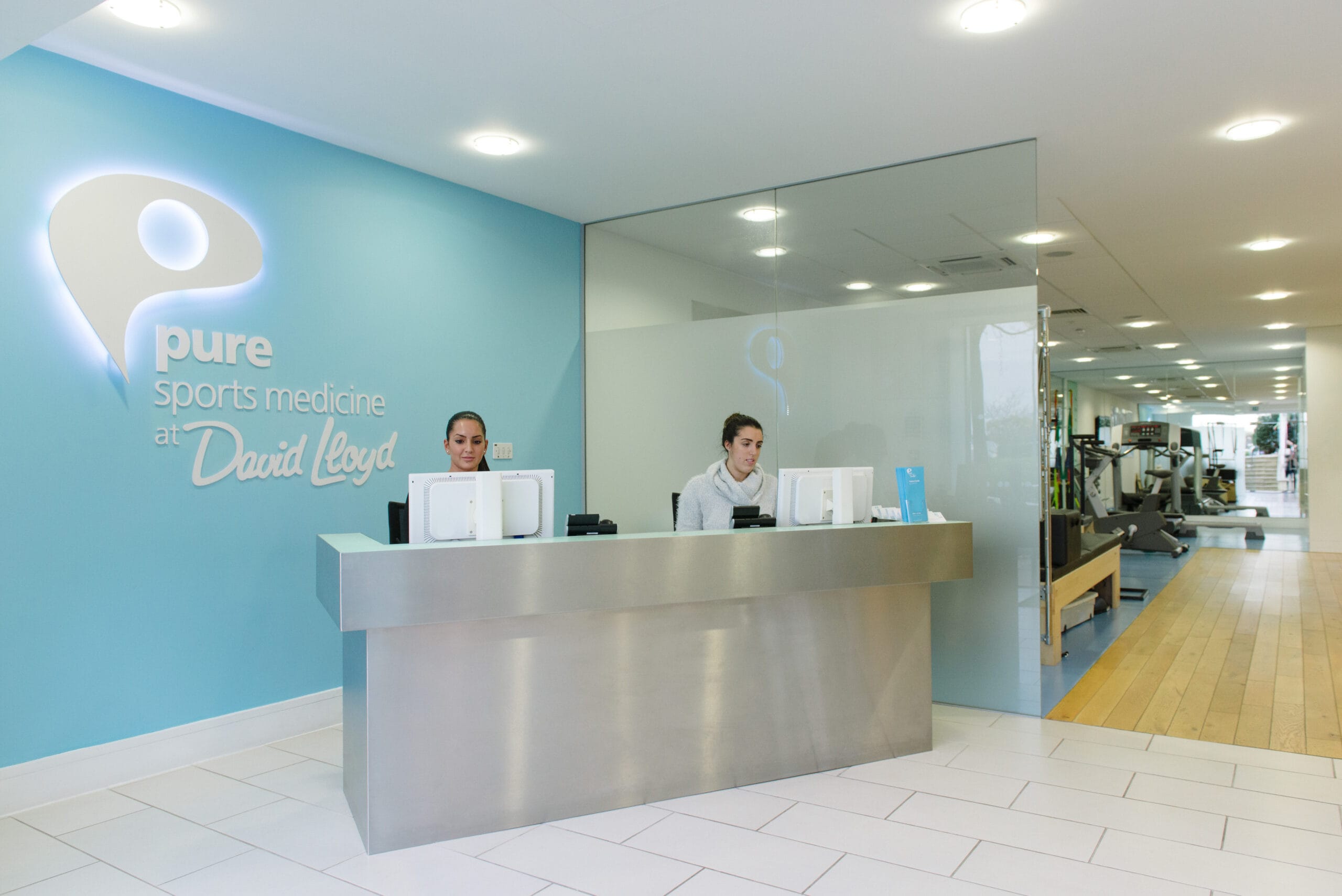 Pure Sports Medicine Raynes Park reception